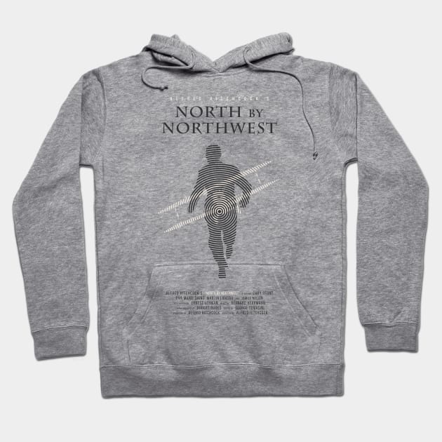 Alfred Hitchcock's North by Northwest. Hoodie by MonoMagic